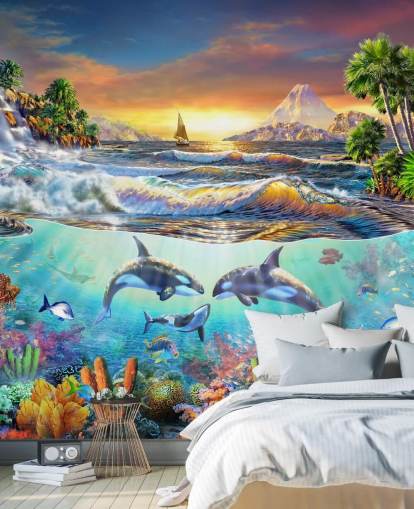 Fondo de pantalla de ballenas asesinas Fondo de pantalla de ballenas asesinas