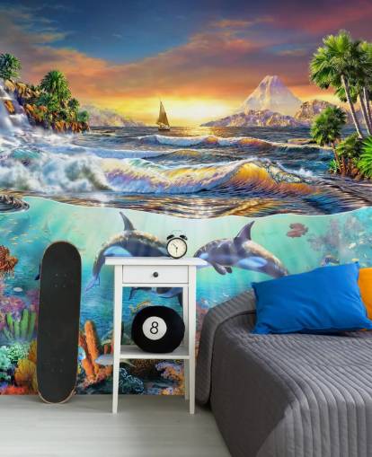 Fondo de pantalla de ballenas asesinas Fondo de pantalla de ballenas asesinas