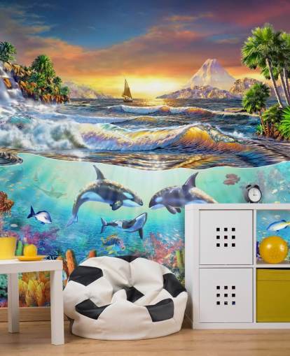 Carta da parati Sea Life Killer Whales