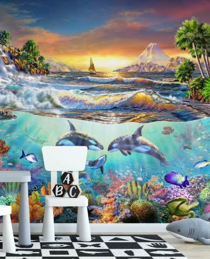 Sea Life Killer Hvaler Baggrund Sea Life Killer Hvaler Baggrund