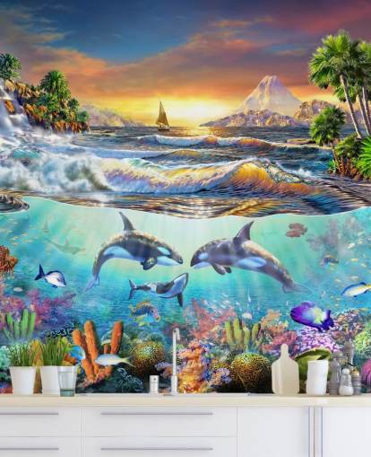Papel de Parede Sea Life Killer Whales