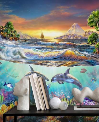 Sea Life Killer Walvissen Behang