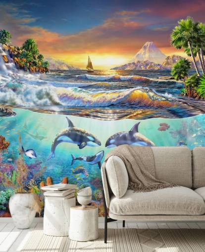 Fondo de pantalla de ballenas asesinas Fondo de pantalla de ballenas asesinas