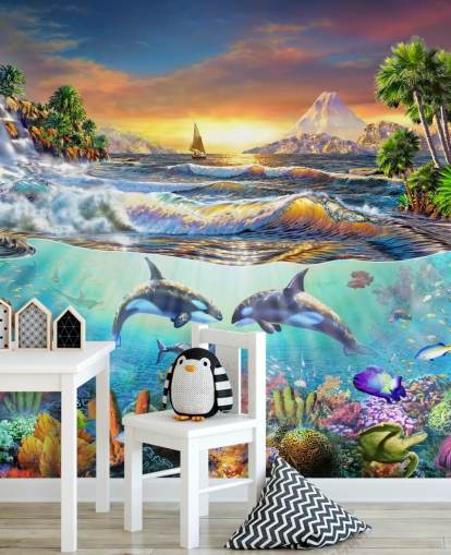 Sea Life Killer Hvaler Baggrund Sea Life Killer Hvaler Baggrund