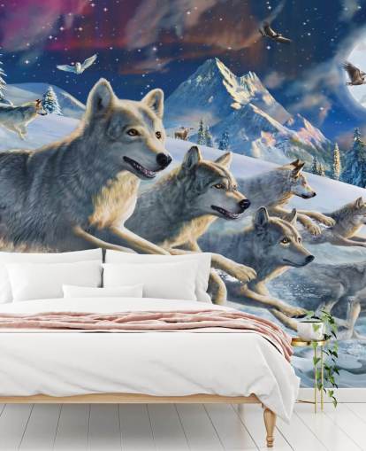 Wolves Racing Wallpaper