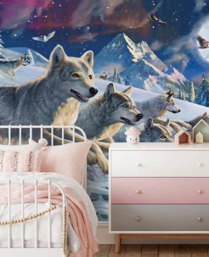 Wolves Racing behang