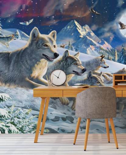 Wölfe Rennen Hintergrundbild Wölfe Rennen Hintergrundbild