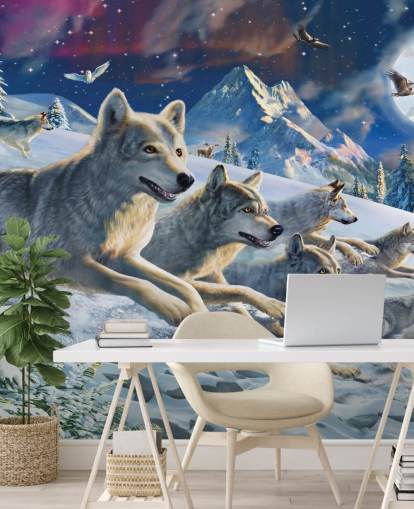 Wolves Racing Wallpaper