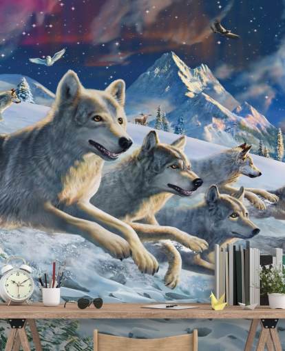 Wolves Racing Wallpaper