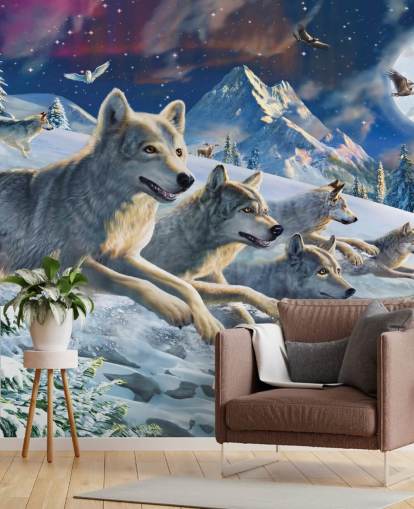 Wolves Racing Wallpaper