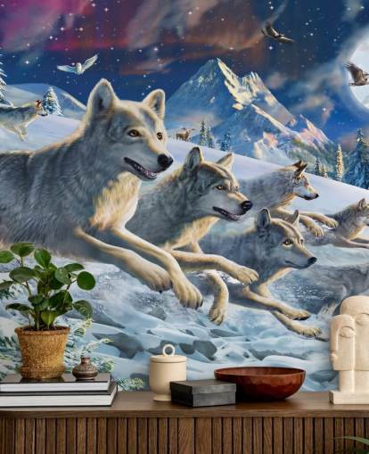 Wolves Racing Wallpaper