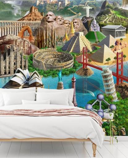 Papier peint World Wonders