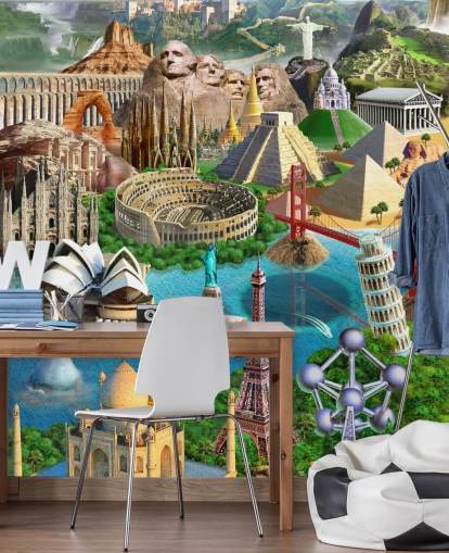 Papier peint World Wonders