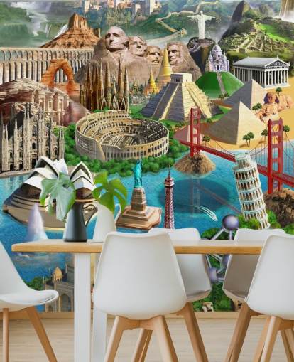 World Wonders Wallpaper