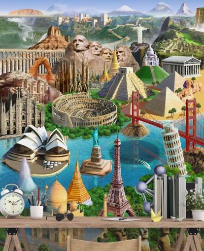 World Wonders Wallpaper