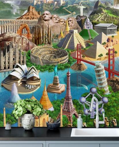 World Wonders Wallpaper