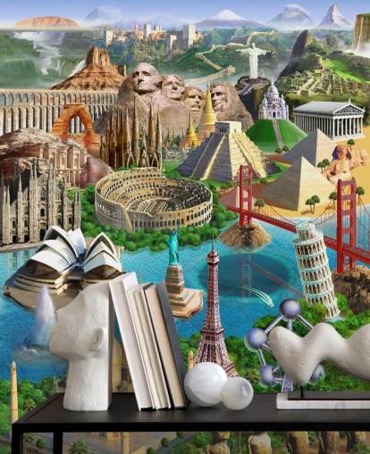 Papel pintado World Wonders