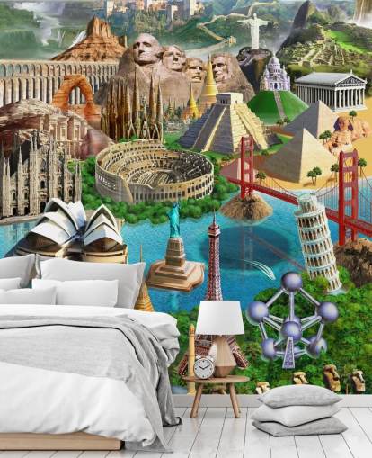 Papel pintado World Wonders