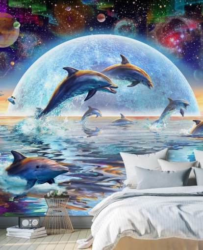 Fondo de pantalla de Dolphin Space Fondo de pantalla de Dolphin Space