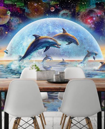 Fondo de pantalla de Dolphin Space