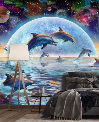Fondo de pantalla de Dolphin Space
