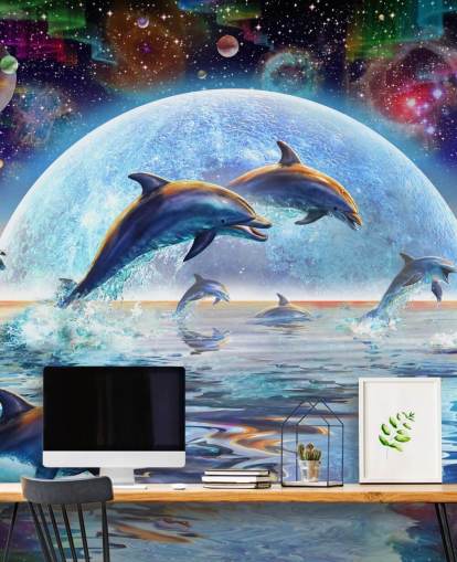 Fondo de pantalla de Dolphin Space