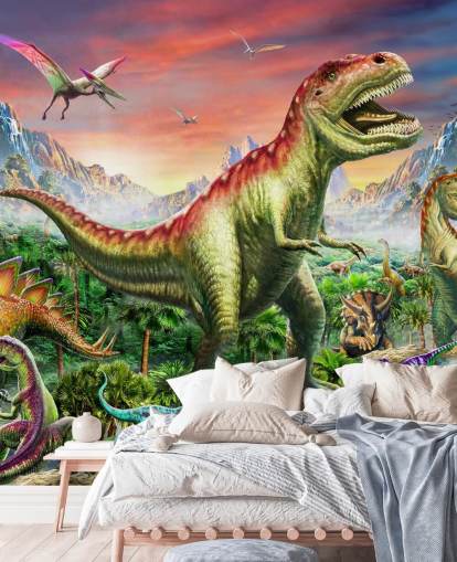 Jurassic Forest Wall Mural