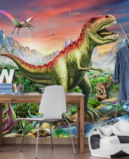 Mural de pared Bosque jurásico