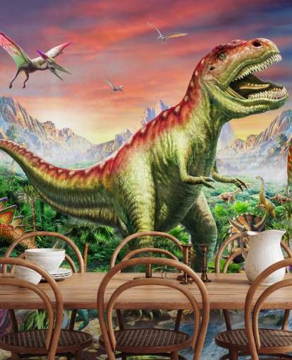 Mural de pared Bosque jurásico