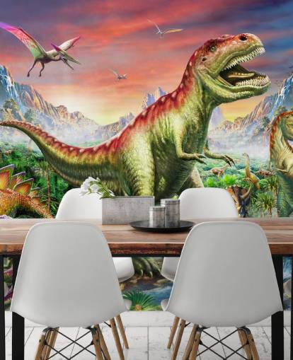 Jurassic Forest Wall Mural