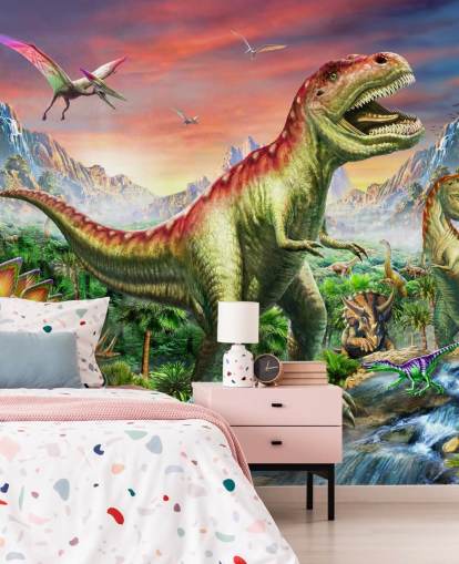 Jurassic Forest Wall Mural
