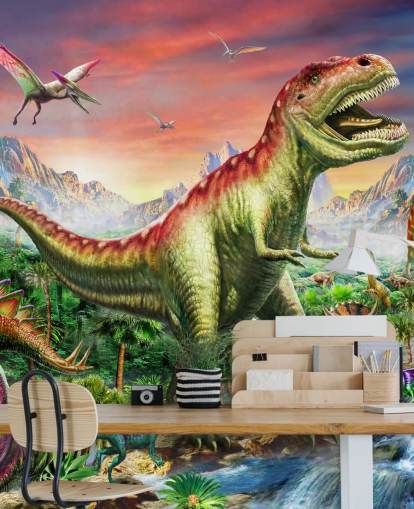Jurassic Forest Wall Mural