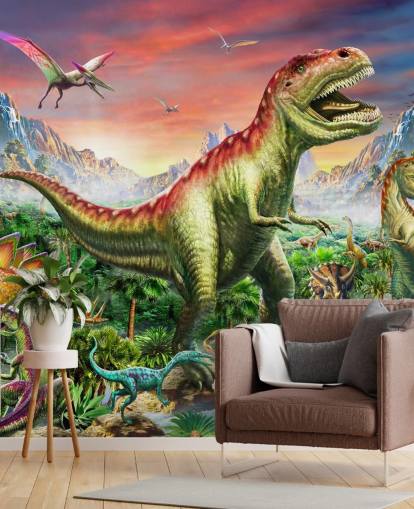 Jurassic Forest Wall Mural
