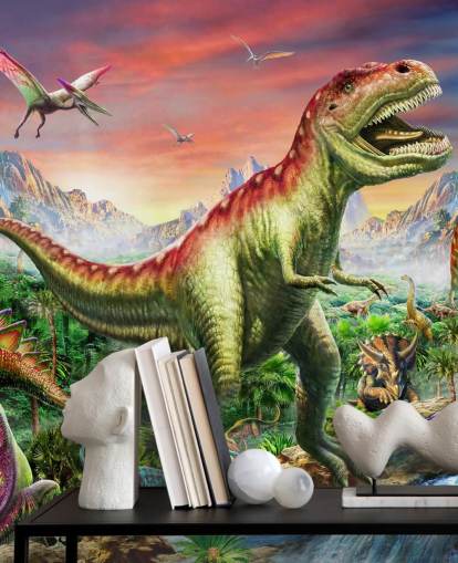 Jurassic Forest Wall Mural