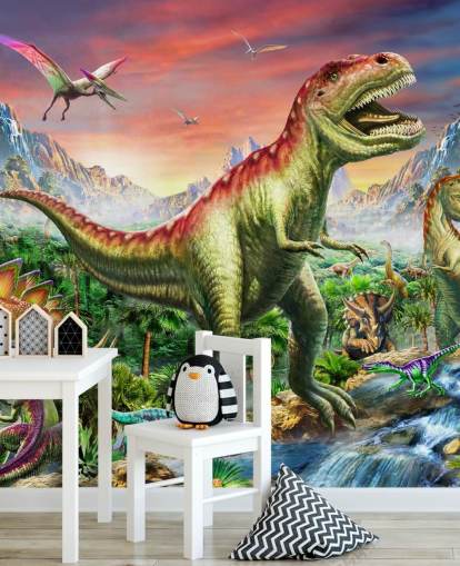 Jurassic Forest Wall Mural