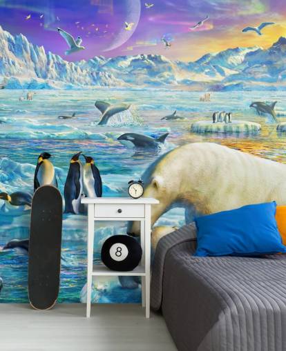 Papel Pintado Animales Antárticos