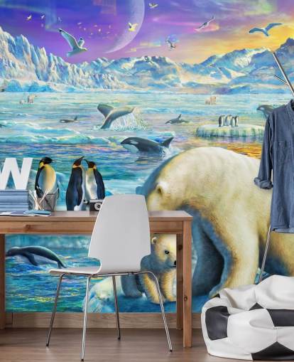 Papel Pintado Animales Antárticos