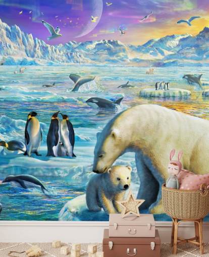 Papel de Parede Animais Antárticos