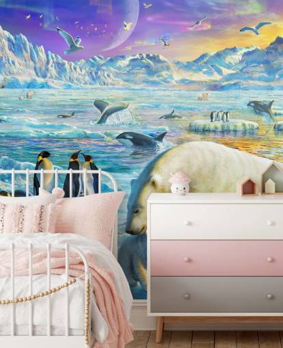 Papel Pintado Animales Antárticos