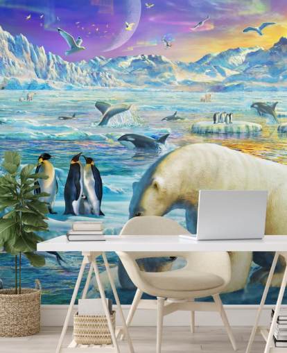 Papel Pintado Animales Antárticos