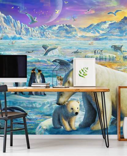 Papel de Parede Animais Antárticos