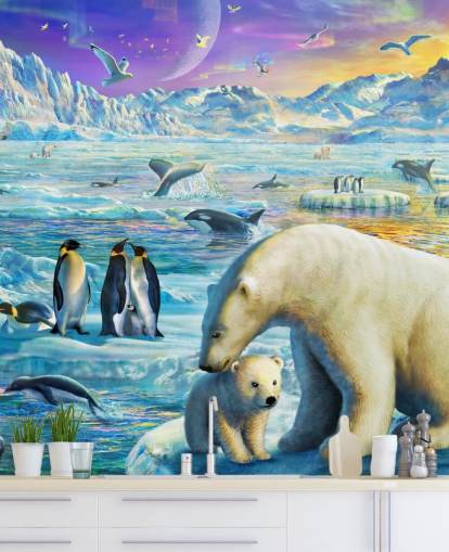 Papel Pintado Animales Antárticos Papel Pintado Animales Antárticos