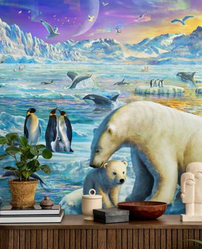 Papel Pintado Animales Antárticos