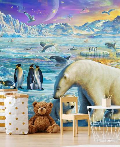 Papel de Parede Animais Antárticos