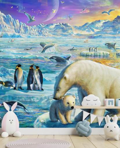 Papier Peint Animaux Antarctiques