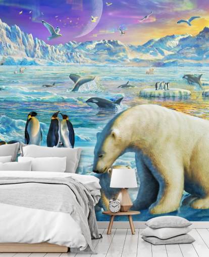 Papel Pintado Animales Antárticos