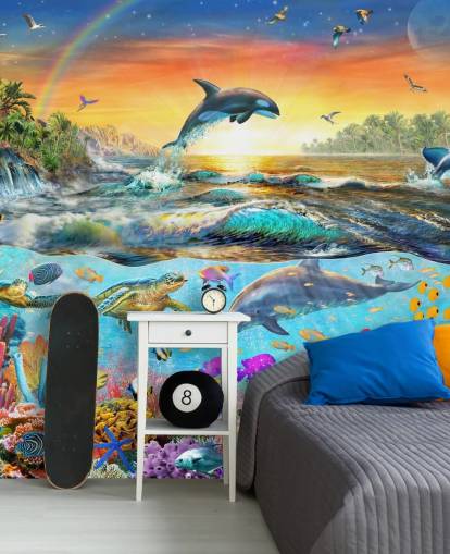 Colourful Sea Creatures Wallpaper