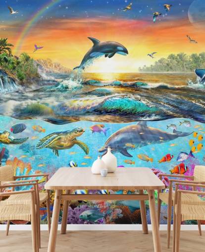 Tropical Paradise by Adrian Chesterman Fish Wallpaper
