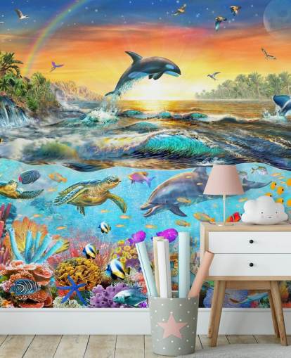 Colourful Sea Creatures Wallpaper