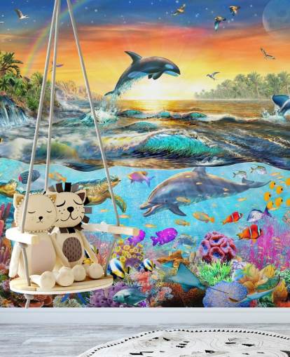 Colourful Sea Creatures Wallpaper